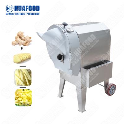 China Multifunctional vegetable cutting machine / Cutting Radish carrot jicama Kudzu cutting slice machinery for sale