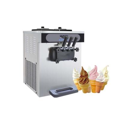 China Machine A Glace Ice Cream 3 Flavor Soft Serve Commercial Ice Cream Machine Maker for sale