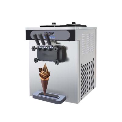 China New Arrival European Style Commercial Table Top Ice Cream Machine Soft Serve for sale