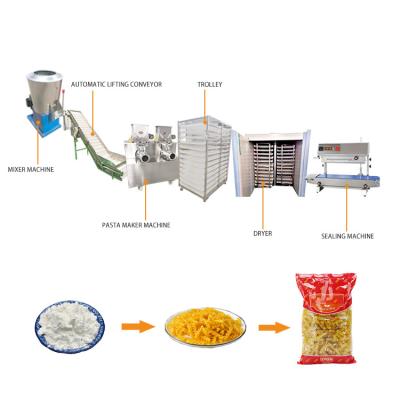 China Automatic pasta making machine macaroni pasta maker machine pasta production line for sale