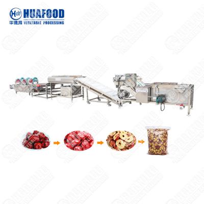 China Easy Operation Automatic Washing And Cutting Production Line Lifting Fruit And Vegetable Cleaning Production Line for sale