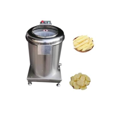 China Centrifugal lettuce potato chip dewatering dryer salad vegetable spin dehydrator machine 20L vegetable spin dryer for sale