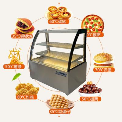 China Snack Equipment Counter Top catering stand for food display Hot Food Warmer Display Showcase Food Warming Showcase for sale