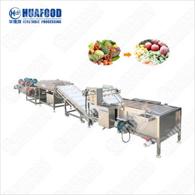 China Multifunctional Vegetable Production Line Automatic Vegetable Fruit Processing Line For Wholesales for sale