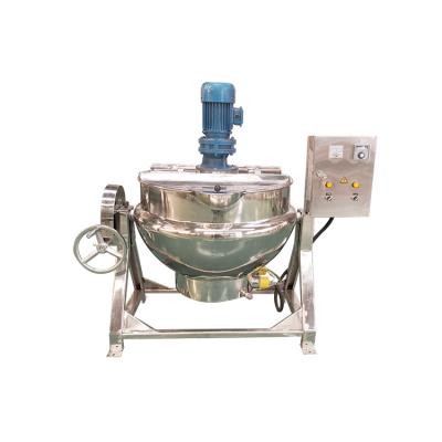 China Industrial Automatic Cooking Mixer Machine/Gas Cooker Mixer/Hot Sauce Jacket Kettle with Mixer Cook Machine for sale