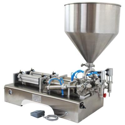 China New low price semi automatic ice cream gelato liquid paste filling machine/beverage honey cream piston paste liquid filler for sale