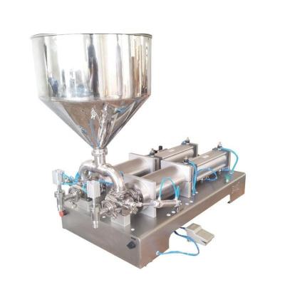 China 2 nozzles piston type servo motor control liquid paste filling machine liquid filling machine for sale