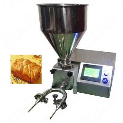 China Small pneumatic single head paste chocolate spread filling food paste filler machine for sale