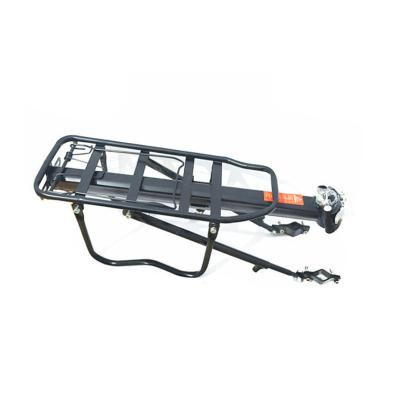 China Iron Quick Release Bicycle Luggage Carrier Bike Cargo Carrier Rear Rack for sale