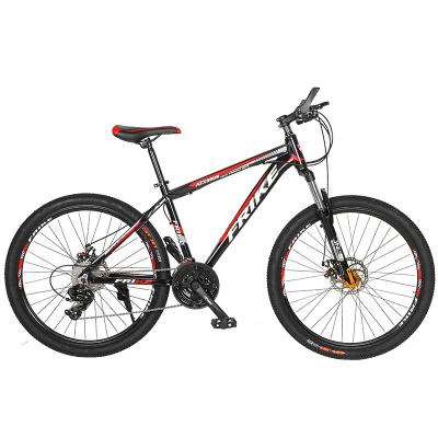 China Spring fork (low dry) 26 inch aluminum alloy mountain bike adult variable speed damping cross-country double disc brake bicycle for sale