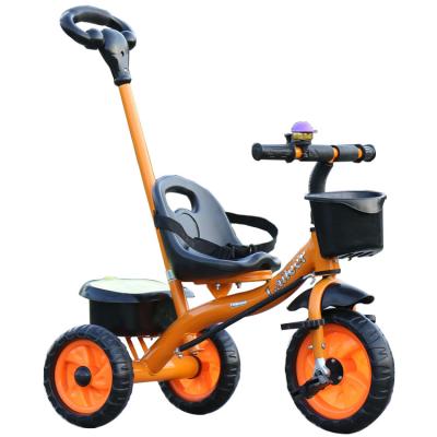 China Ride on toy 2022 kids tricycle manufacturer wholesale kids tricycle for kids 1-6 years old with push bar baby tricycle for sale