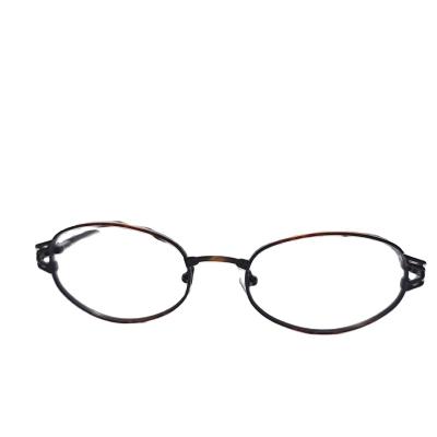 China Factory Direct Sales Simple Men's New Model Eyewear Metal Optical Glass Frame for sale