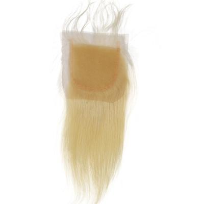 China Wholesale Brazilian Hair Silky Straight Wave Closure, Original 4x4 5x5 Inch Brazilian Hair 10a Blonde Lace Closure for sale