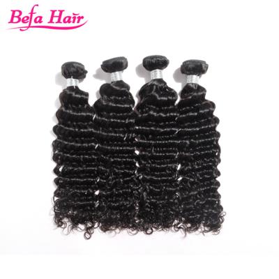 China Befa Style Brazilian Hair Beautiful Fashionable Deep Curly Hair Tail 32 Inch Curly Hair Extensions for sale