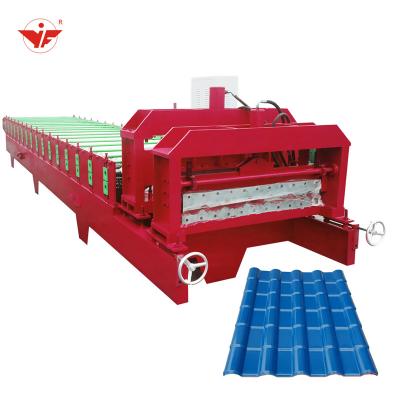 China Building Material Shops 2020 Porcelain Zinc Roofing Sheet Bending Making Machine for sale