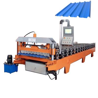 China Building Material Shops Best Metal Wall Panel Roof Standing Welding Machine For Sale for sale