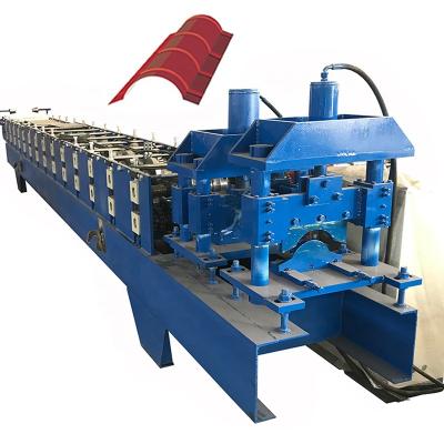 China Building Material Shops Profile Steel Roof Vents Ridge Capping Roll Forming Making Machine Equipment for sale