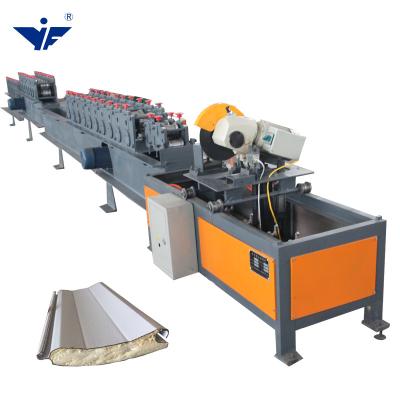 China Building Material Stores Automatic PU Roller Shutter Door Frame Machine for sale