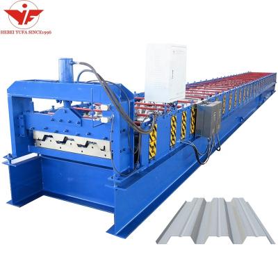 China Building Material Shops YUFA Brand Metal Decking Sheet Cold Roll Forming Machine for sale