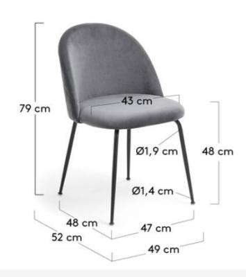 China (Height) Adjustable Tables And Chair Sets Dining Chair Stainless Steel Genuine Leather Dining Chair for sale