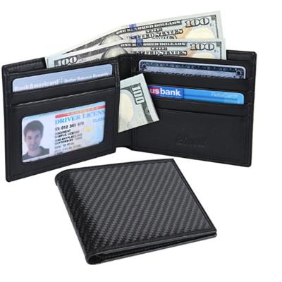 China RFID Rfid Blocking Carbon Fiber Wallet. rfid card holder smart wallet for sale