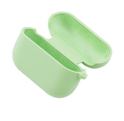 China For Liquid Silicone Earbuds Case For Airpods Pro With Velvet Liner And Carabiner for sale