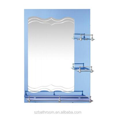 China Double Arm Extend Mirror China Factory Bathroom Mirror With Shelf For Sale for sale