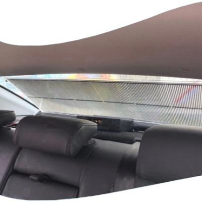 China Hoge transparantie Taxi Car Transparent LED Display Screen V140° View Angle Slim en licht Te koop