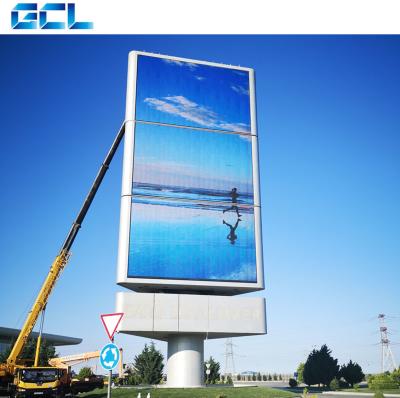 China Gepersonaliseerd formaat Hoge helderheid P6 Buitenfront LED-scherm met gemiddelde voedingsbron Te koop