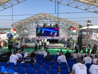 China Outdoor High Tech Stage LED Display Vaste installatie P1.56 Stage LED Video Wall Te koop