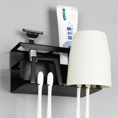 China Sustainable New Type Eco Friendly Stainless Steel Wall Mount Smart Toothbrush Holder for sale