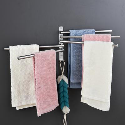 China Modern Factory Wholesale Shenzhen Badroom Stainless Steel Wall Mounted Towel Rack for sale