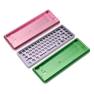 China Aluminum Keyboard CNC Aluminum Customized Processing Setting Plate Parts Mechanical Keyboard Housing Special Shaped Parts for sale