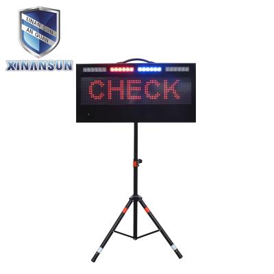 China Security Warning Outdoor Led Billboard With Solar Powered And USB Charge for sale