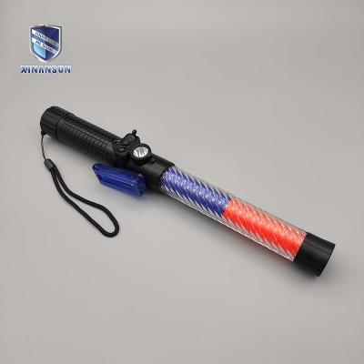 China High Quality IP65 Waterproof PC Traffic Rechargeable Handheld Baton With Electronic Whistle Te koop