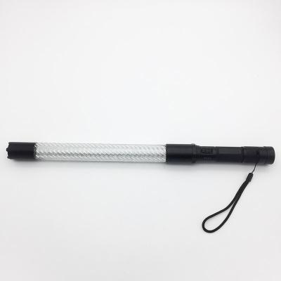 China Aluminum alloy aluminum handle LED body handle+PC red blue flash traffic warning baton with glass hammer Te koop