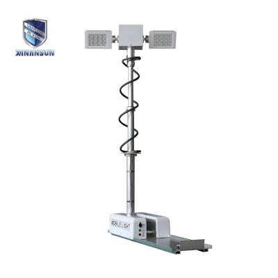 China Convenient Outdoor Use White Telescopic Truck Emergency Mast Hydraulic Light Tower Te koop