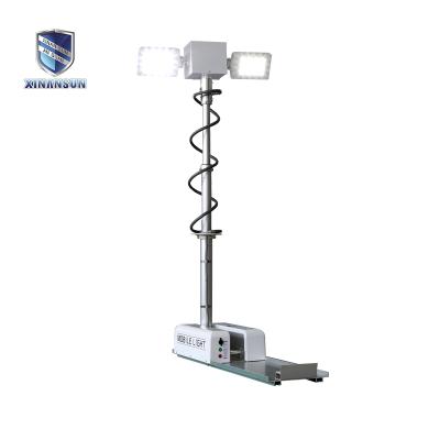 China Outdoor Emergency Use Truck Mounted Folding Telescopic Mast Generator Light Tower Te koop