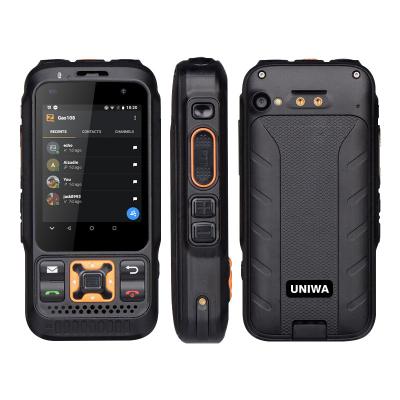 China Dual SIM Card UNIWA F30S IP54 POC LTE Radio Zello Android Walkie Talkie Waterproof Phone With 4G SIM Card for sale