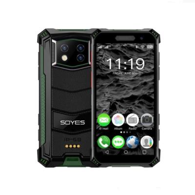 China Dual SIM Card IP68 SOYES waterproof rugged S10 max Touch Screen Android 10 Mini Outdoor Mobile Phone 3.5 inch LTE 4G Smartphone for sale