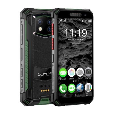 China Waterproof Dual SIM Card High Quality Face Recognition 4GB 128GB 3800mAh NFC PTTs Mobile Phone Mini Size Small Soyes S10 Max 4G LTE Smartphone for sale