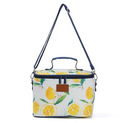 China Insulated Wholesale Hot Sale Insulated Custom Logo Lunch Bag Food Insulation Bag Insulated Flower Pattern Cooler Bag for sale