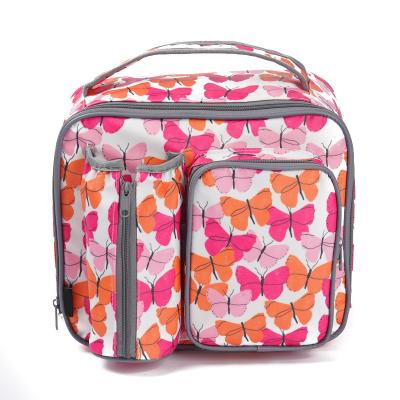 China Insulated Wholesale Special Offer Insulated Cooler Bags Insulated Flower Pattern Cooler Bag Thermal Insulation Lunch Calico Cooler Bags for sale