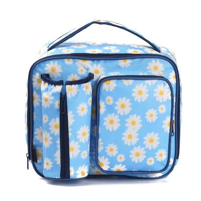 China Insulated Wholesale Hight Quality Insulated Cooler Bags Insulated Flower Pattern Cooler Bag Insulated Lunch Bag Cooler for sale