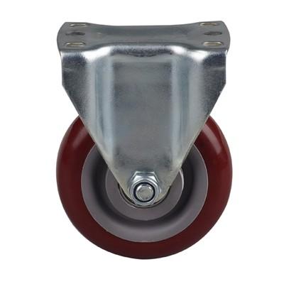 China Plate Swivel PVC Threaded Caster Wheels 90KG M12 Castor Wheels for sale