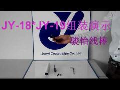 JY-18 Single SPCC Metal Pipe Joints Electrophoresis Black Pipe Joint