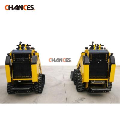 China Good Hotels Selling Front Tracked Sale Wheel Moving Mini Skid Steer Loader Articulated Wheeled Type for sale