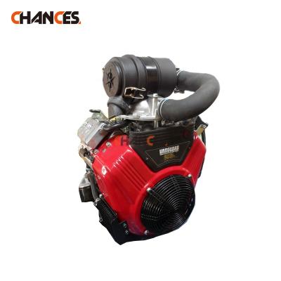 China Briggs and Stratton Aftermarket Briggs Air Cooled Engine and Stratton Vanguard 23hp V-Twin Gasoline Engine Replacing Parts for Mini Skid Steer for sale