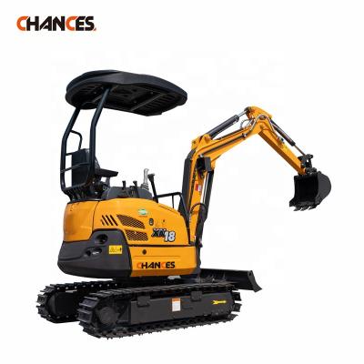 China Hotels Factory Price Mini Excavator China 1.2 Ton Mini Digger Small Excavator Used Mini Farm Excavator for sale