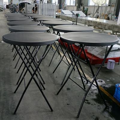 China Easy carry/portable small storage space folded round tables for outdoor camping for sale